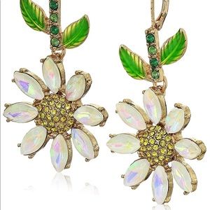 Betsey Johnson Daisy Earrings